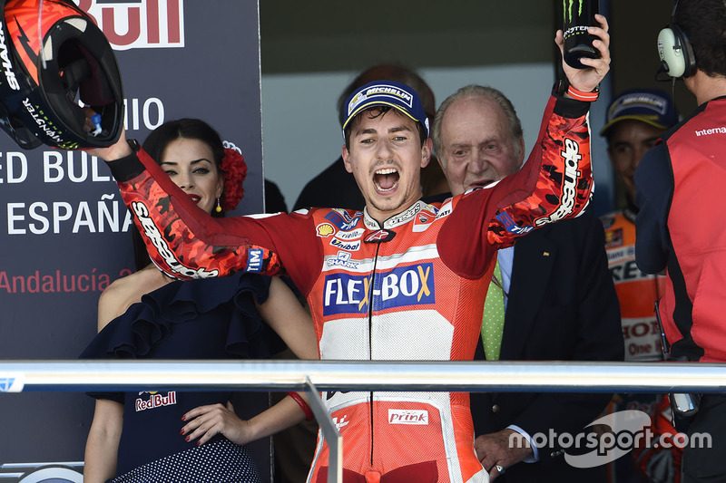 Podium: third place Jorge Lorenzo, Ducati Team