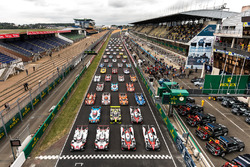 Gruppenfoto: Alle Autos für die 24h Le Mans 2017