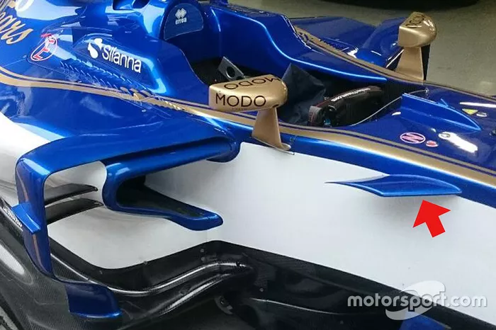 Sauber C36 chassisvleugel