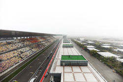 Une vue du circuit de Shanghai