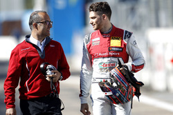 Edoardo Mortara, Audi Sport Team Abt Sportsline, Audi RS 5 DTM, mit seinem Ingenieur