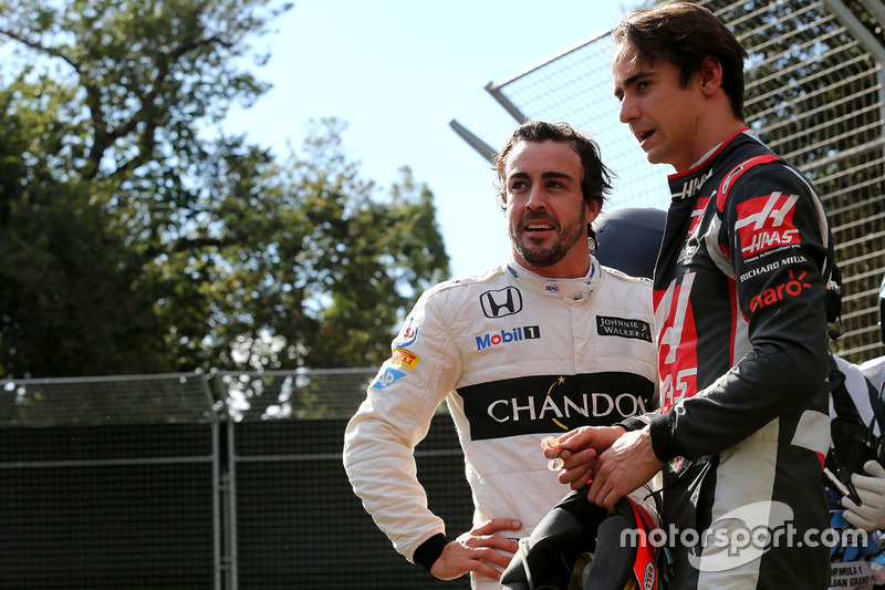 Естебан Гутьєррес, Haas F1 Team і Фернандо Алонсо, McLaren