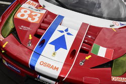 #83 AF Corse Ferrari 458 Italia: Francois Perrodo, Emmanuel Collard, Rui Aguas