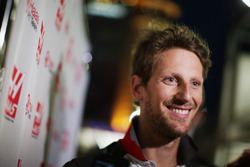 Romain Grosjean, Haas F1 Team met de media