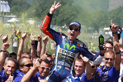 Race winner Jorge Lorenzo, Yamaha Factory Racing