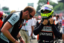 Серхио Перес, Sahara Force India F1 на стартовой решетке