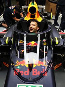Daniel Ricciardo, Red Bull Racing RB12con el Aeroscreen