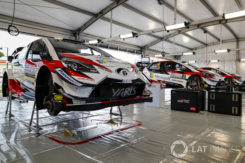 Área del equipo Toyota Gazoo Racing