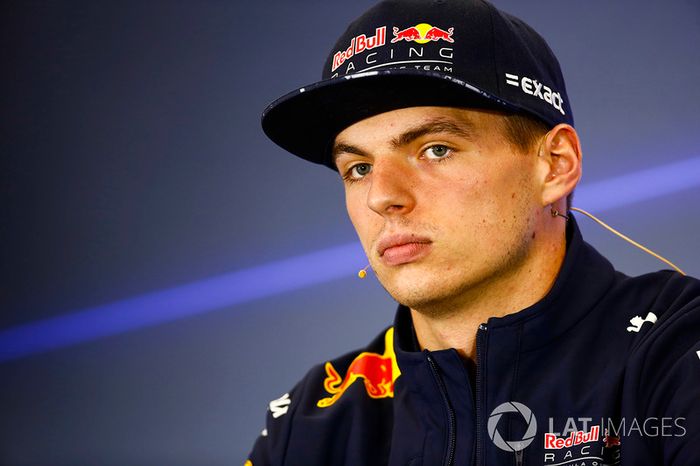 Max Verstappen, Red Bull Racing, en la conferencia de prensa