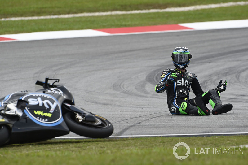 La caduta di Stefano Manzi, Sky Racing Team VR46