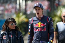 Brendon Hartley, Scuderia Toro Rosso and Fabiana Valenti, Scuderia Toro Rosso Head of Communications