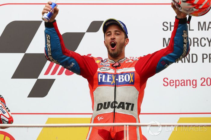 Andrea Dovizioso celebra su sexta victoria del año