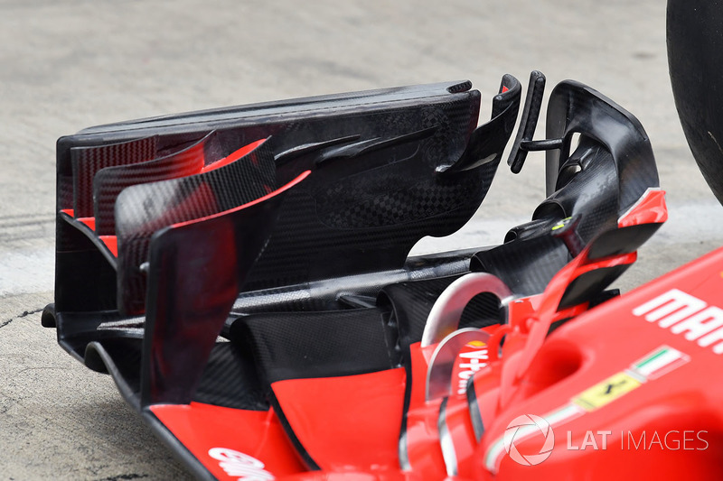 Ferrari SF71H front wing detail