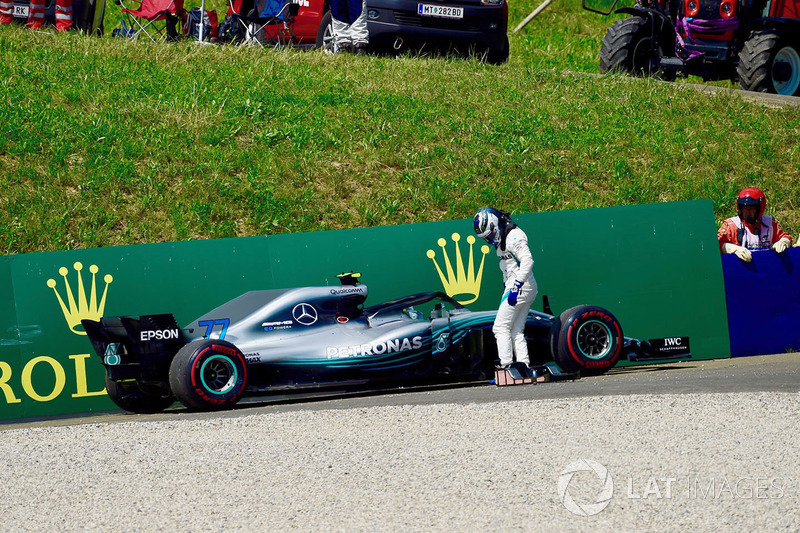 Abandono de Valtteri Bottas, Mercedes-AMG F1 W09