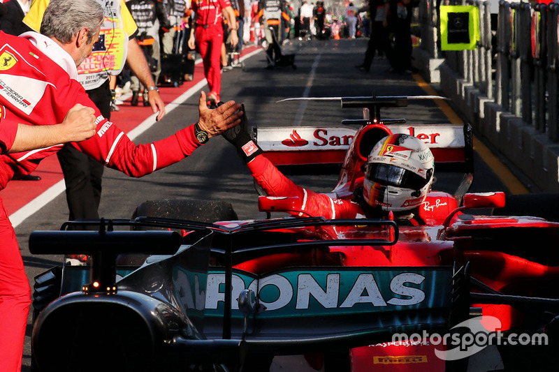 Vainqueur : Sebastian Vettel (Ferrari)