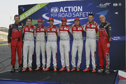 Ralf Jüttner, Oliver Jarvis, Loïc Duval, Lucas di Grassi, Benoît Tréluyer, Marcel Fässler, André Lotterer, Audi Sport Team Joest, Dr. Wolfgang Ullrich