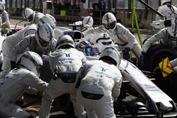 Felipe Massa, Williams FW40, pit stop