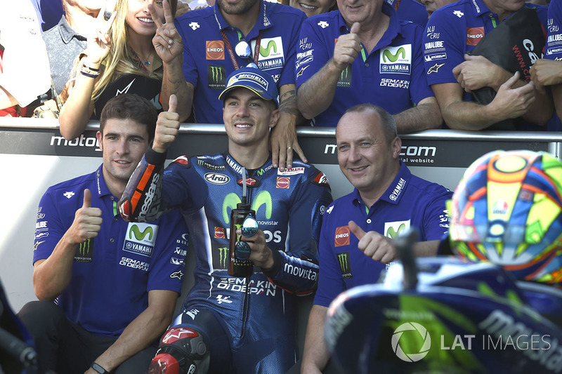 Segundo lugar Maverick Viñales, Yamaha Factory Racing
