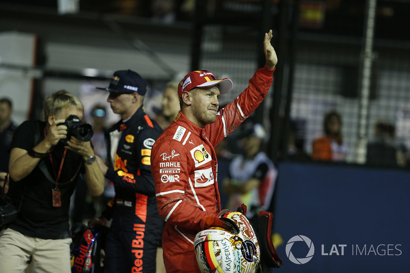 Polesitter Sebastian Vettel, Ferrari