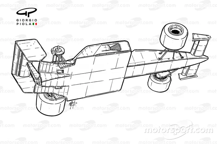 Williams FW11B 1987 underside view