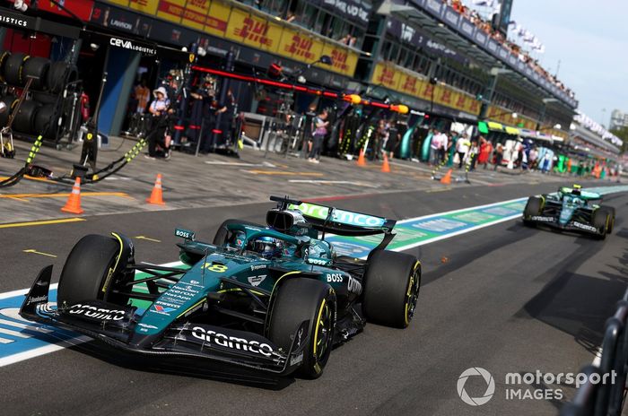 Lance Stroll, Aston Martin Racing, Fernando Alonso, Aston Martin Racing