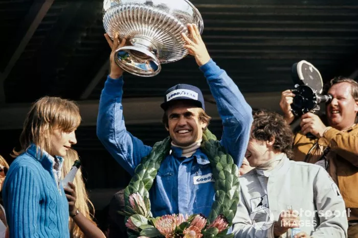 Carlos Reutemann, Brabham celebrates