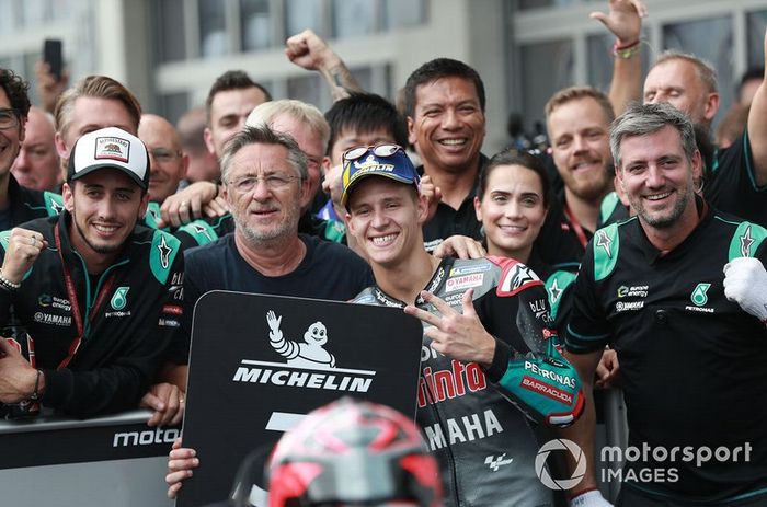 Tercer lugar Fabio Quartararo, Petronas Yamaha SRT