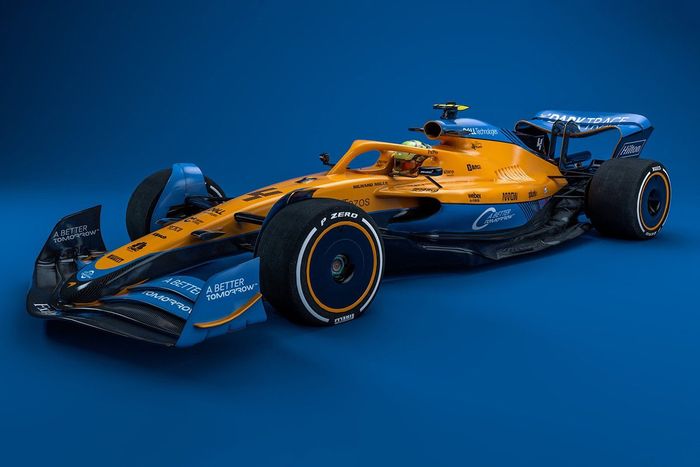 Boceto del McLaren F1 para 2022