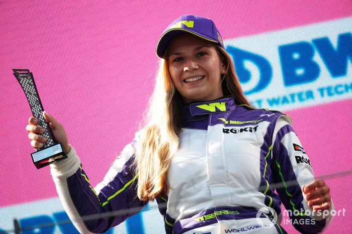 Podio: tercer lugar Fabienne Wohlwend