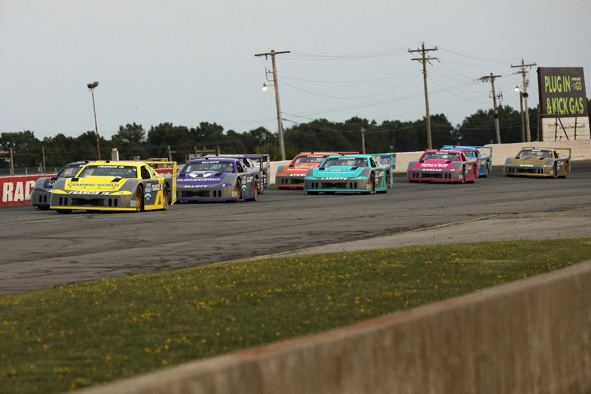 Ernie Francis Jr. at the  SRX race at Lucas Oil Raceway
