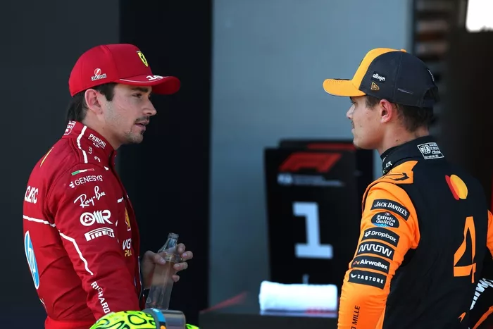 Charles Leclerc, Ferrari, Lando Norris, McLaren