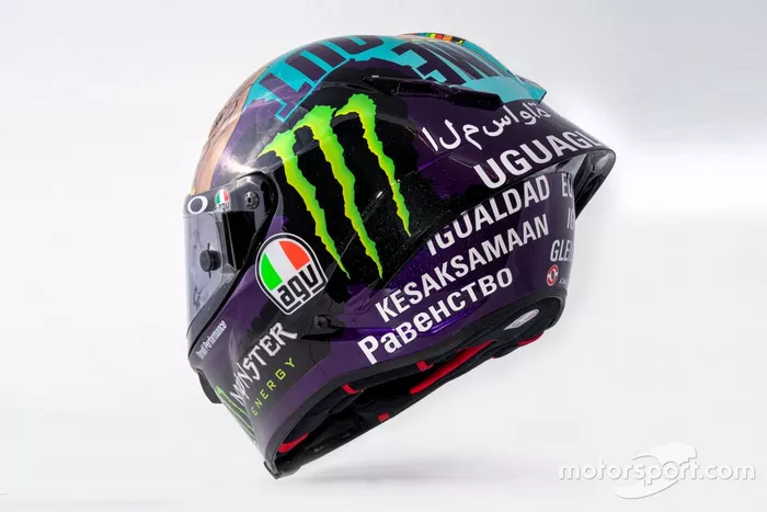 Casco de Franco Morbidelli, Petronas Yamaha SRT