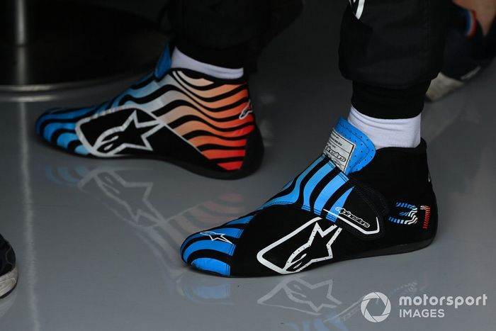Las botas de Esteban Ocon, Alpine F1 Team