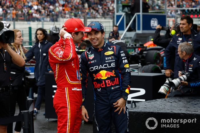 Charles Leclerc, Scuderia Ferrari, Sergio Pérez, Red Bull Racing