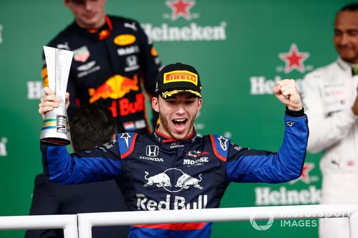 Podio: segundo lugar Pierre Gasly, Toro Rosso