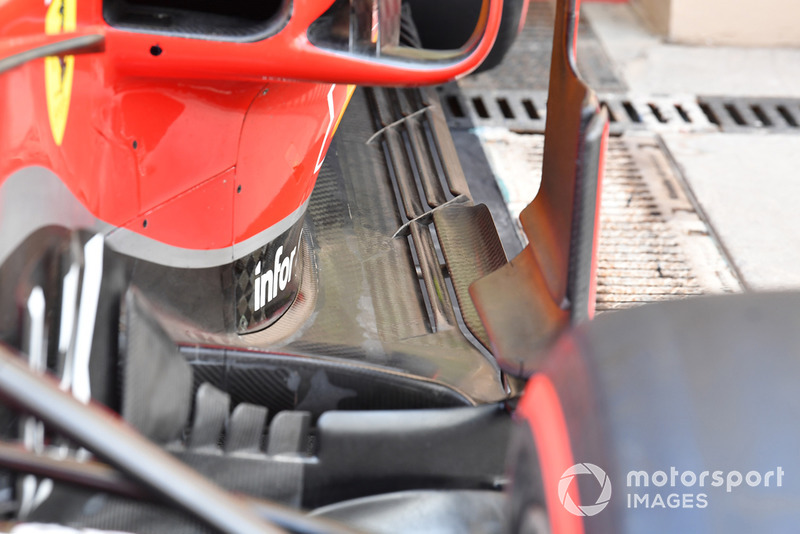 Днище Ferrari SF71H