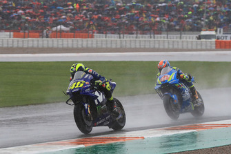 Valentino Rossi, Yamaha Factory Racing, Alex Rins, Team Suzuki MotoGP