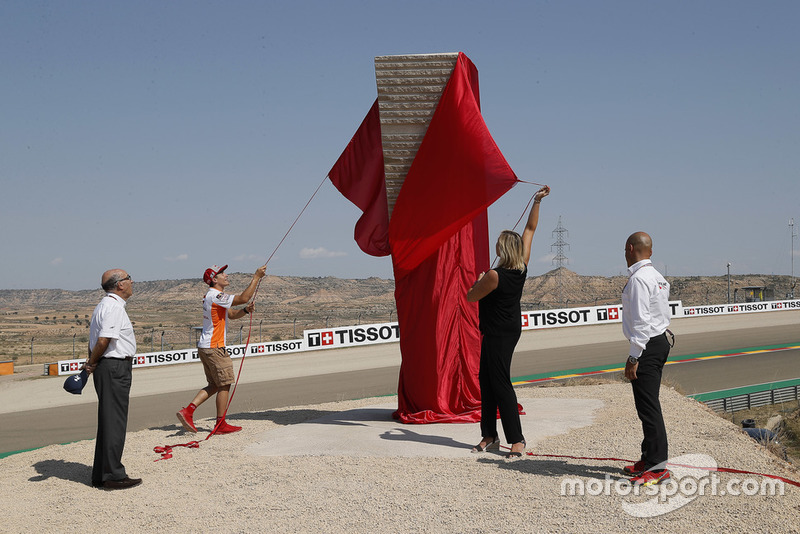 Vorstellung der Marc-Marquez-Kurve im Motorland Aragon