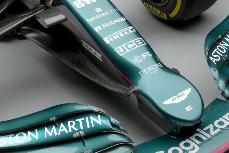 Detalle del Aston Martin AMR21
