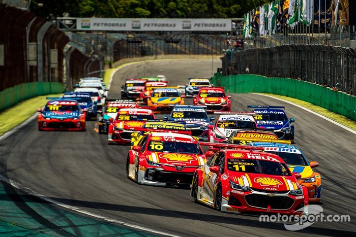 Largada da final da Stock Car 2020 em Interlagos