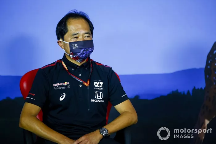 Toyoharu Tanabe, Director Técnico de F1 Honda en la conferencia de prensa 