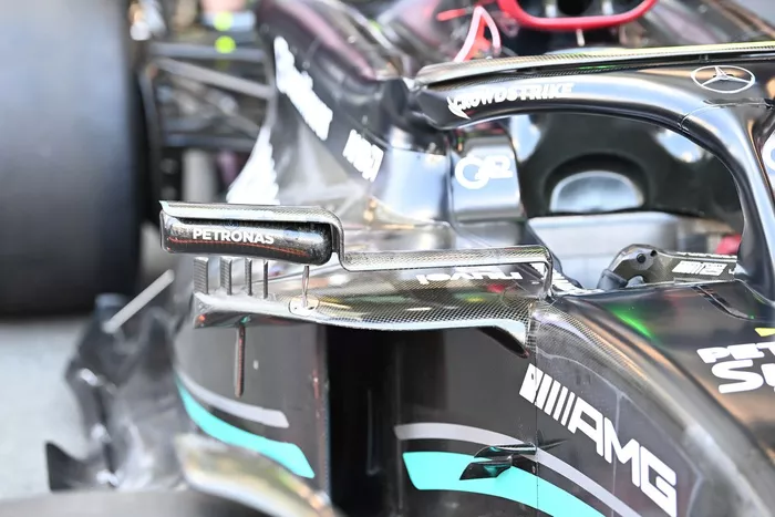 Mercedes W14 technical detail