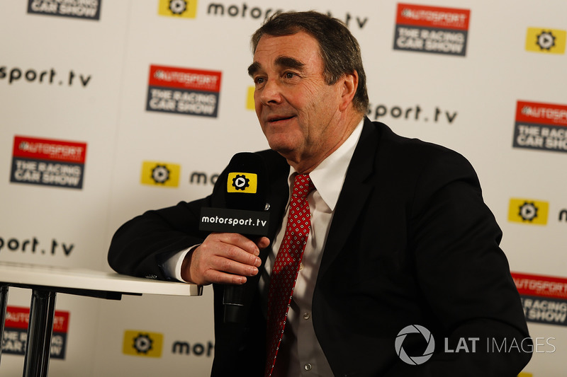 Nigel Mansell talks to Peter Windsor for Motorsport TV