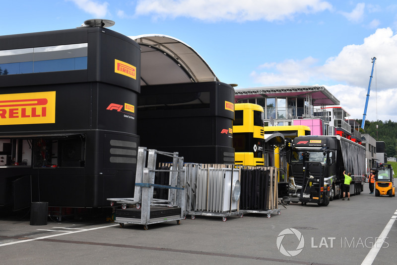 Motorhome Pirelli in costruzione