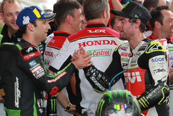 Le deuxième, Johann Zarco, Monster Yamaha Tech 3, le vainqueur Cal Crutchlow, Team LCR Honda