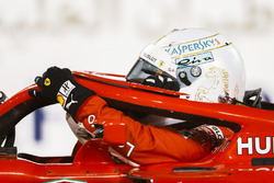 Sebastian Vettel, Ferrari SF71H, auteur de la pole position