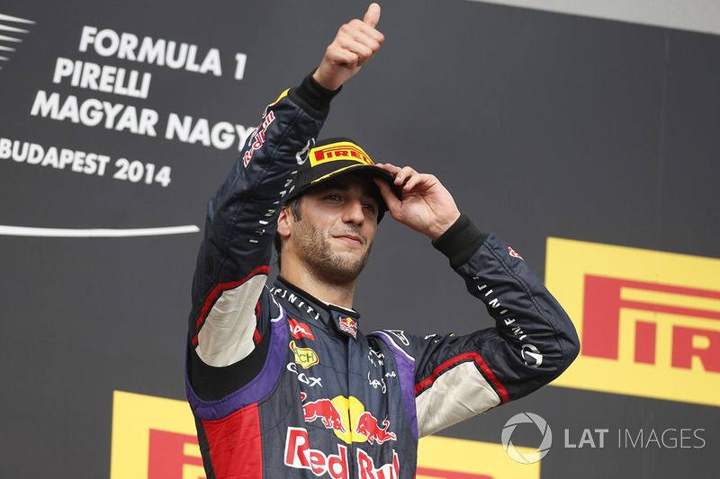 Race winner Daniel Ricciardo, Red Bull Racing