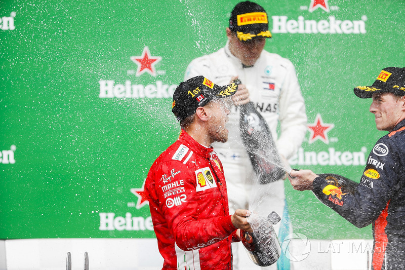 Себастьян Феттель, Ferrari, Валттері Боттас та Макс Ферстаппен