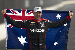 Will Power, Team Penske Chevrolet, front row