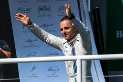 Felipe Massa, Williams celebrates his last Brazilian race on the podium
